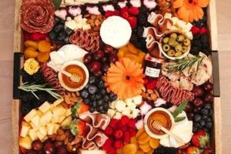 honey and fig presentation